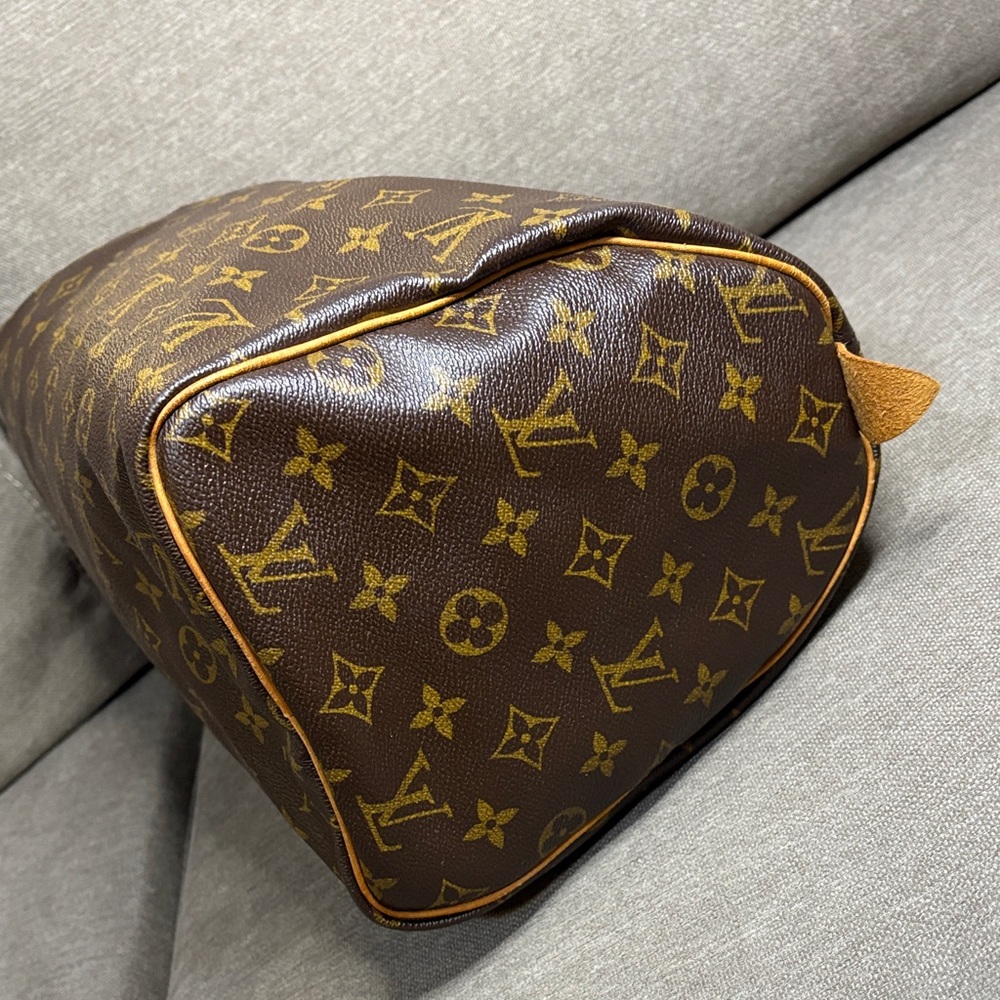 Louis Vuitton Speedy 30 Monogram Authentic COA LegitGrails MB2067 - Picture 10 of 15